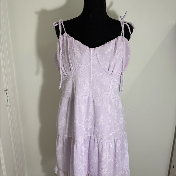 Wild Fable Lavender Midi Dress - Picture 1 of 7